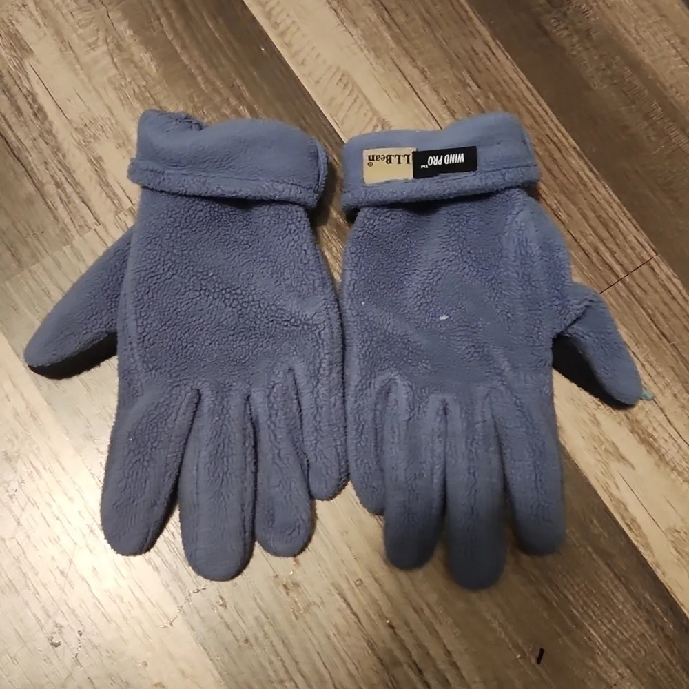 L.l. Bean Beanie And Gloves Set Color Purple